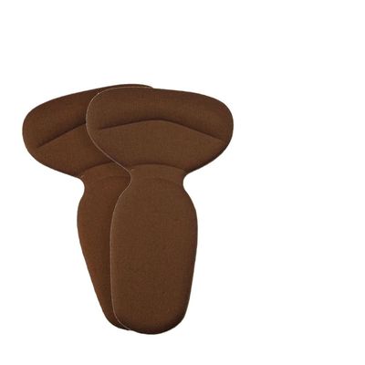1/2Pair Shoe Heel Post Memory Foam Sticker Insoles Foot Heel Pad Sports Shoes Adjustable Antiwear Feet Insoles Heel Protector(Brown-1Pair)