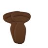 1/2Pair Shoe Heel Post Memory Foam Sticker Insoles Foot Heel Pad Sports Shoes Adjustable Antiwear Feet Insoles Heel Protector(Brown-1Pair) view 1