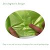 100 Counts Bin Bags, 10 Litre Biodegradable Food Waste Bags 2.6 Gallon Bin Liners for Home Kitchen Office 45 x 50cm Green view 4