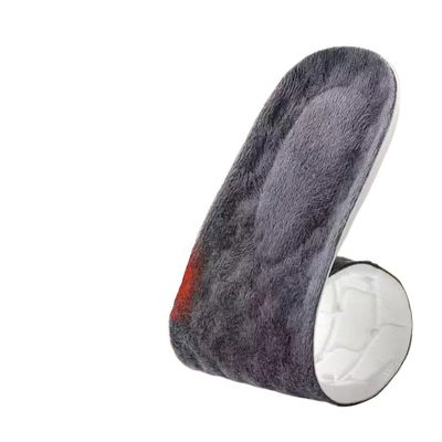 2PCS Soft Cashmere Snow Boots Padding Winter Warm Plush Insoles Women Men Thicken Thermal Shoe Pads Self Heated Sports Inserts(Gray,39-40)