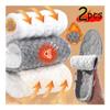 2PCS Soft Cashmere Snow Boots Padding Winter Warm Plush Insoles Women Men Thicken Thermal Shoe Pads Self Heated Sports Inserts(Gray,39-40) view 3