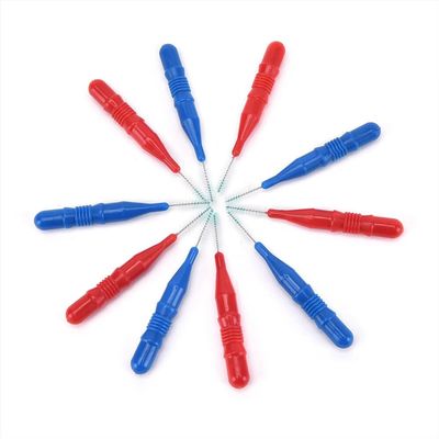 up 100pcs Interdental Brush Floss Sticks Tooth Floss Head Toothpick Cleaning New
