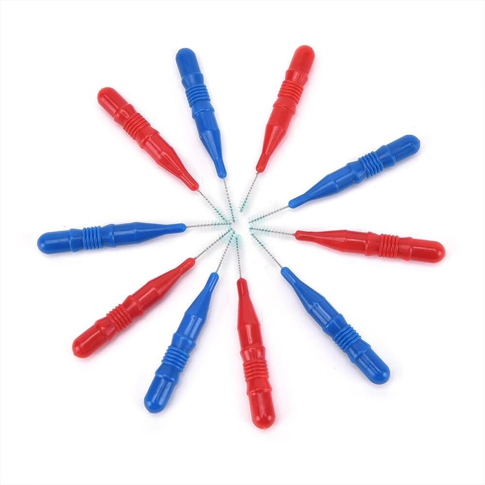 up 100pcs Interdental Brush Floss Sticks Tooth Floss Head Toothpick Cleaning New