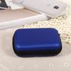 Cryfokt Digital Storage Bag Portable Organizer Shockproof Durable for Travel Office EVA PU Leather Black (Dark Blue) view 1