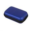 Cryfokt Digital Storage Bag Portable Organizer Shockproof Durable for Travel Office EVA PU Leather Black (Dark Blue) view 2