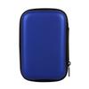 Cryfokt Digital Storage Bag Portable Organizer Shockproof Durable for Travel Office EVA PU Leather Black (Dark Blue) view 3