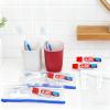 50 Pcs Toothbrushes with Toothpaste Kit, Travel Kit with Plastic Zip Bag, Toothbrush Head Cover, Floss Pick, 25 Gram Toothpaste, Bulk Toothbrush for Homeless, Travel, Hotel view 2