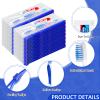 50 Pcs Toothbrushes with Toothpaste Kit, Travel Kit with Plastic Zip Bag, Toothbrush Head Cover, Floss Pick, 25 Gram Toothpaste, Bulk Toothbrush for Homeless, Travel, Hotel view 3