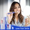 50 Pcs Toothbrushes with Toothpaste Kit, Travel Kit with Plastic Zip Bag, Toothbrush Head Cover, Floss Pick, 25 Gram Toothpaste, Bulk Toothbrush for Homeless, Travel, Hotel view 4