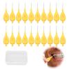 20 PCS Interdental Brush, 1.1mm Interdental Brush Yellow, Plaque Remover Dental Cleaning Brushes for Teeth Gums Implants Crowns Bridges Oral Hygiene Tools Efficient Between Teeth Cleaner Ergonomic view 1