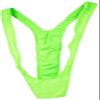 Mens Thongs Swimwear Mankini for Men V-String Underwear Sexy Borat Manikini Lingerie Swimsuit One Size Fits for All (Green) Clever Design view 1