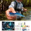 Generisch 24 Days Fishing Lure, Christmas Countdown Fishing Lure Set, for Freshwater Saltwater Trout Bass Anglers Men Boyfriend Father Husband Teenager Rivers Lakes Streams view 2