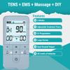 4-in-1 TENS, EMS, Massage & Manual Modes 32 Programmes, 40 Intensity Levels for Total Pain Relief & Muscle Recovery view 2
