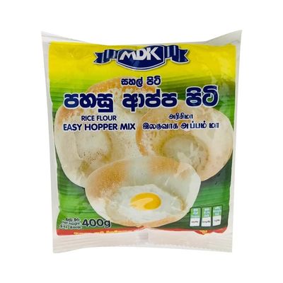 MDK Easy Hopper Flour 400G Rice Flour, Ready To Use Traditional Appam Mix Product Of Srilanka Pack Of 1