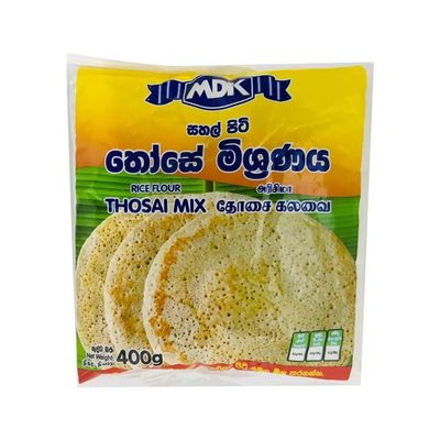 MDK Thosai Mix 400G Ready To Use Crispy Dosa Mix Easy To Cook Product Of Srilanka Pack Of 1