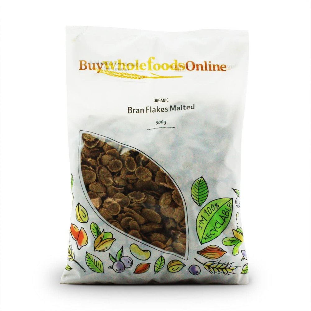 Organic Bran Flakes Malted 500g (BWFO)