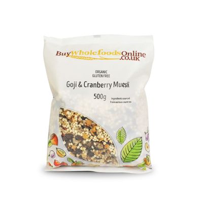 Organic Gluten Free Goji & Cranberry Muesli 500g (BWFO)