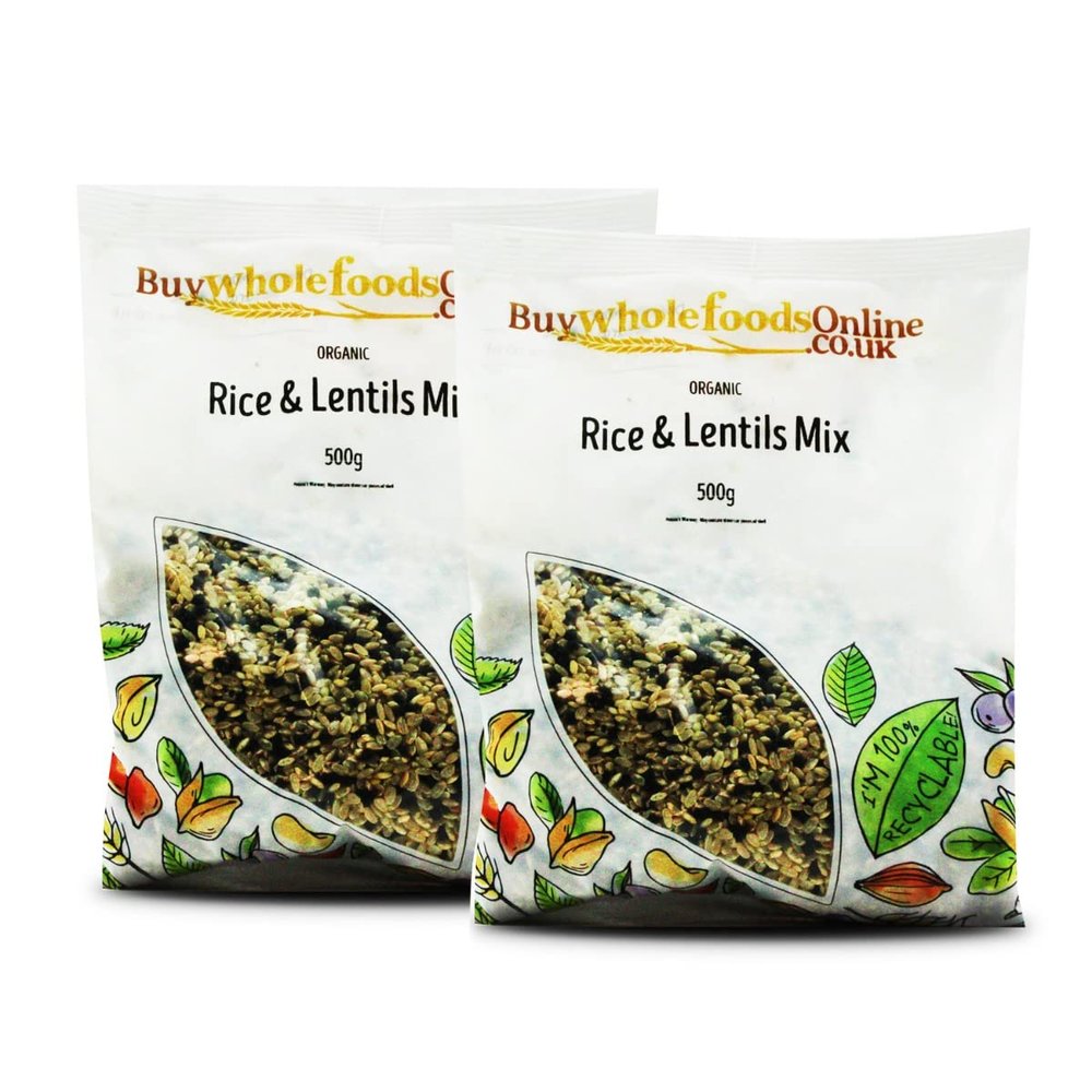 Organic Rice & Lentils Mix 1kg (BWFO)