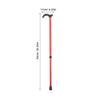 HOLIDYOYO 2pcs Telescopic Cane Aluminum Collapsible Walking Stick Height Adjustable Design Retractable Walking Cane for Elderly Folding Non-slip Tip Portable Mobility Aid for Hiking view 2