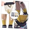 ifundom Bite-Proof Mosquito Mesh Sock Covers, Lightweight Leg Protectors, Sturdy Outdoor Foot Sleeves, 2 Pairs (Green Black) for Camping and Hiking view 3