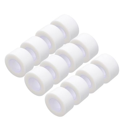 GARVALON 12 Rolls Breathable Adhesive Tape for Wound Care Transparent PE Skin-Friendly Bandages High Adhesion Flexible Stretchable for Secure Dressing Fixing Each