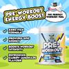 Muscle Moose Zero Itch Pre-Workout Powder, Cloudy Lemonade, 280 g view 2