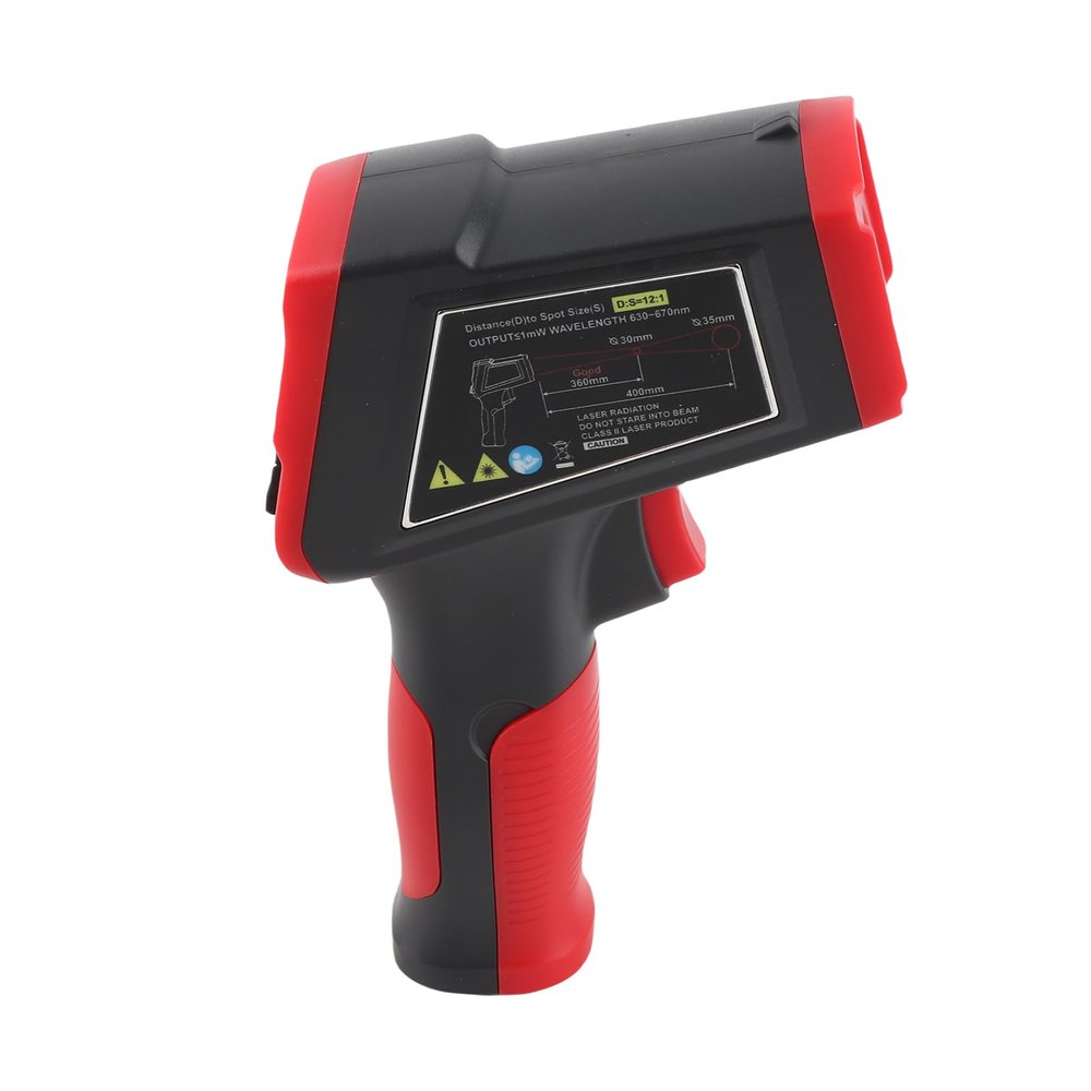 Sunydog Infrared Thermometer Gun with Adjustable Emissivity, Non- Industrial Temperature Gun for Grilling - Large Data Storage for Kitchen and Car Engines (KM-IT600ST -50~600C (Two-Point Targeting))