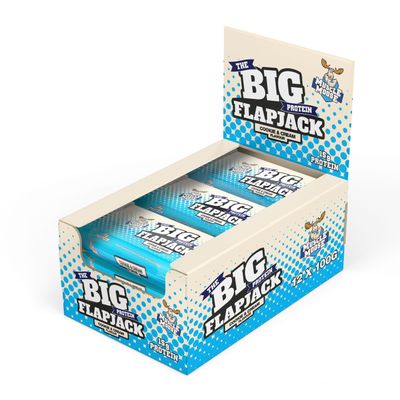 Muscle Moose The Big Protein Flapjack - Cookies and Cream, 12 x 100 g