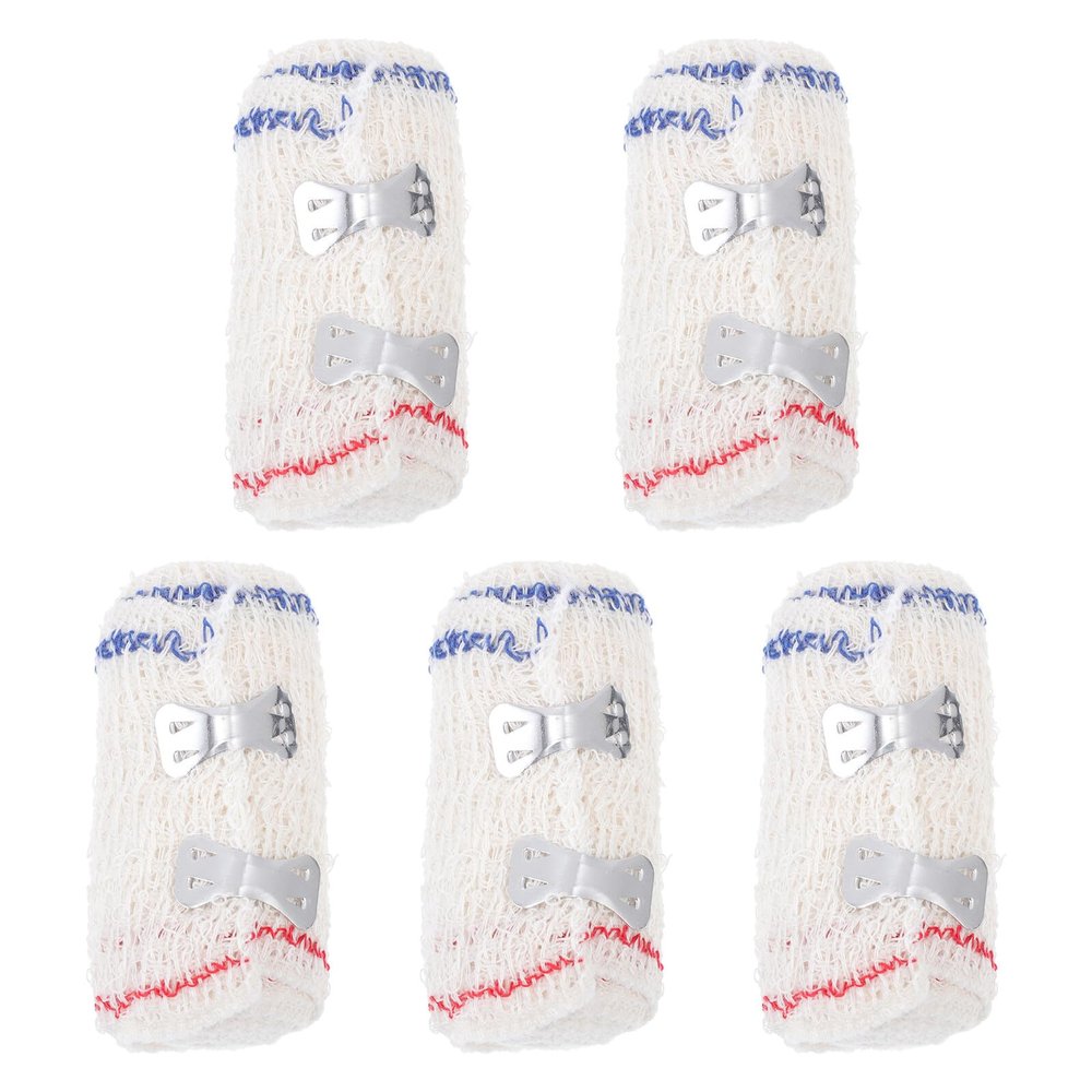 Toyvian 5Pcs White for Sports Protection and First Aid, Breathable Spandex Material with Good Elasticity, Practical Wraps for Running and Fitness