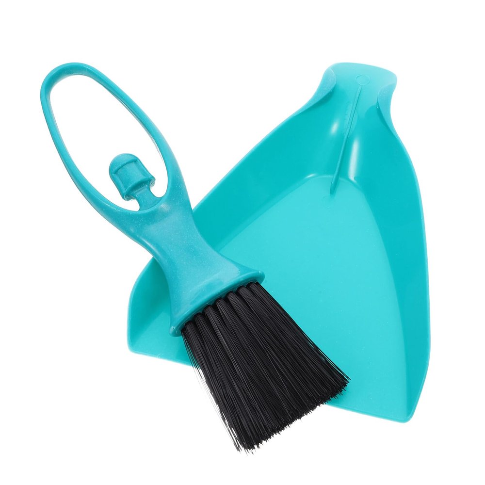 SOIMISS Mini Brush and Dustpan Set for Tabletop Cleaning Small Cleaning Brush for Keyboard and Countertop for Home Use