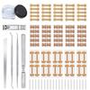 120pcs Ingrown Toenail Treatment, Breathable Ingrown Toenail Strips IngrownToenail Stickers, Toenail Corrector Patch with 5 Pedicure Tools for Ingrown Toenail view 1