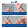 120pcs Ingrown Toenail Treatment, Breathable Ingrown Toenail Strips IngrownToenail Stickers, Toenail Corrector Patch with 5 Pedicure Tools for Ingrown Toenail view 4