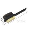 2 in 1 Scrub Suede Shoe Brush,Suede Shoe Brush and Eraser,Suede Leather Cleaning Brushes with Soft Bristle Brush for Sneakers,Nubuck Bags,Jacket,Purse (Orange) view 4