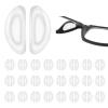 24 Pairs Silicone Nose Pads for Glasses Stick on, Anti-Slip Pads to Stop Glasses Slipping Down Nose, Durable & Comfortable Glasses-Nose-Pad, Glasses-Nose-Pad Silicone (Transparent) view 1