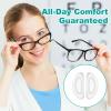 24 Pairs Silicone Nose Pads for Glasses Stick on, Anti-Slip Pads to Stop Glasses Slipping Down Nose, Durable & Comfortable Glasses-Nose-Pad, Glasses-Nose-Pad Silicone (Transparent) view 4