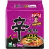 Nongshim Korean Noodles Variety Pack of 3 Flavours (15 Packs Total) Shin Ramyun Spicy, Soon Veggie, and Chapaghetti Black Bean Ramen Instant Korean Ramen Noodle Multipack for Quick Meals & Snacks view 4