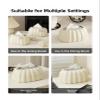 Creative Tissue Box Holder ,Compatible for Living Room Coffee Table(White) view 4