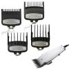 4 Pcs Clipper Guards for Wahl, Hair Clipper Guards with Metal Clip Compatible with Wahl & Other Trimmers, Replacement Hair Clippers Trimmers,Clipper Guides Replacement - 1.5/3/4.5/6mm
