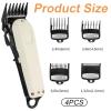 4 Pcs Clipper Guards for Wahl, Hair Clipper Guards with Metal Clip Compatible with Wahl & Other Trimmers, Replacement Hair Clippers Trimmers,Clipper Guides Replacement - 1.5/3/4.5/6mm view 2