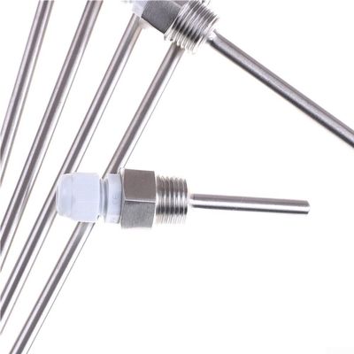 12 NPT Thread Stainless Steel Thermowell for Use with For Temperature Sensors, Blind Tube Design to Prevent Sensor Damage in Pipes and Tanks (500mm)