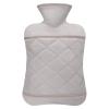 GWAWG Large Hot Water Bottle with Cover 2L Hot Water Bottle with Cover Kangaroo Pocket Leak-Proof Bed Design for Hands, Feet, Shoulders, Neck, Abdomen, Legs view 1