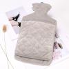 GWAWG Large Hot Water Bottle with Cover 2L Hot Water Bottle with Cover Kangaroo Pocket Leak-Proof Bed Design for Hands, Feet, Shoulders, Neck, Abdomen, Legs view 3