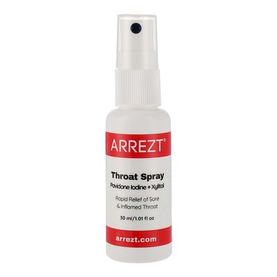 ARREZT Throat Spray, Rapid Relief for Throat Irritation, Freshens Breath, Combat Germs
