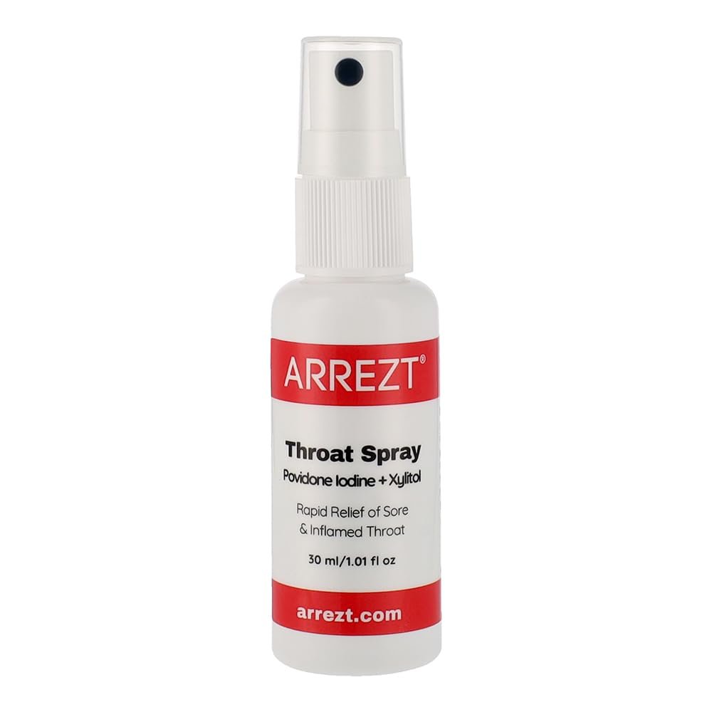 ARREZT Throat Spray, Rapid Relief for Throat Irritation, Freshens Breath, Combat Germs