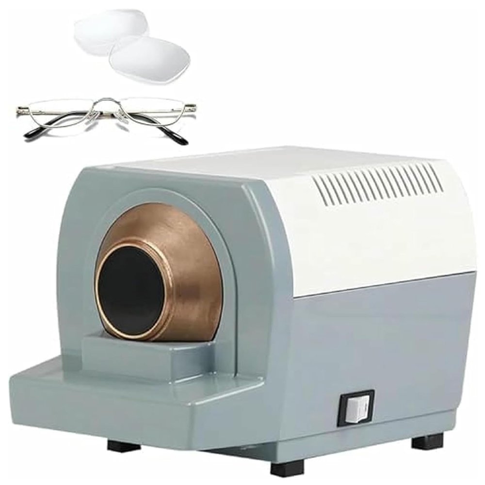 CAOJS High Speed Lens Edging Machine, Optical Lens Edging Machine with Diamond Wheel & Reverse Switch, Removable Sink and Widened Workbench Design, Precision Design, Suit for Optical Shops
