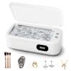 AOOTE Ultrasonic Cleaner Machine, 640ML Sonic Jewellery Cleaner Machine, 49KHz Professional Sonic Cleaners with 5 Digital Timer, Ultrasonic Cleane 360 Cleaning for Glasses,Jewellery,Dentures,Ring view 1