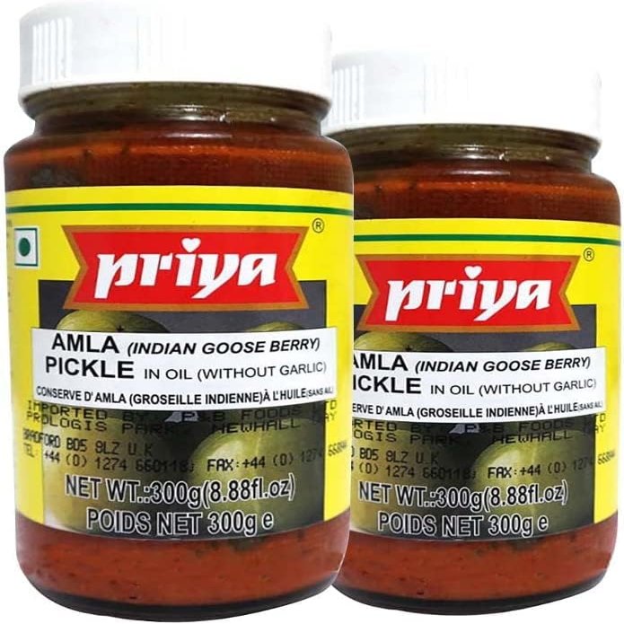 Amla Pickle FromPriya Indian gooseberry condiment Product from India 300g Pack of 2