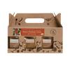 Drivers Pickles - Vegan Chutney Lover Selection Box Food Hamper. Chunky Piccalilli, Spicy Mango Chutney & Cucumber Relish with Gin Vegan & Gluten Free Hampers for Men & Women. Chutney Gift Box view 1