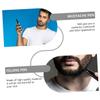 Baluue Beard Drawing Brush Beard Pen and Filling Pen for Mustache Grooming for Dye view 2