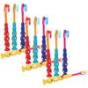 FRCOLOR 12pcs Toothbrush with Suction Cup Soft Bristles Manual Toothbrushes for Boys and Travel-Friendly Upright Design for Gum Care and Easy Handling